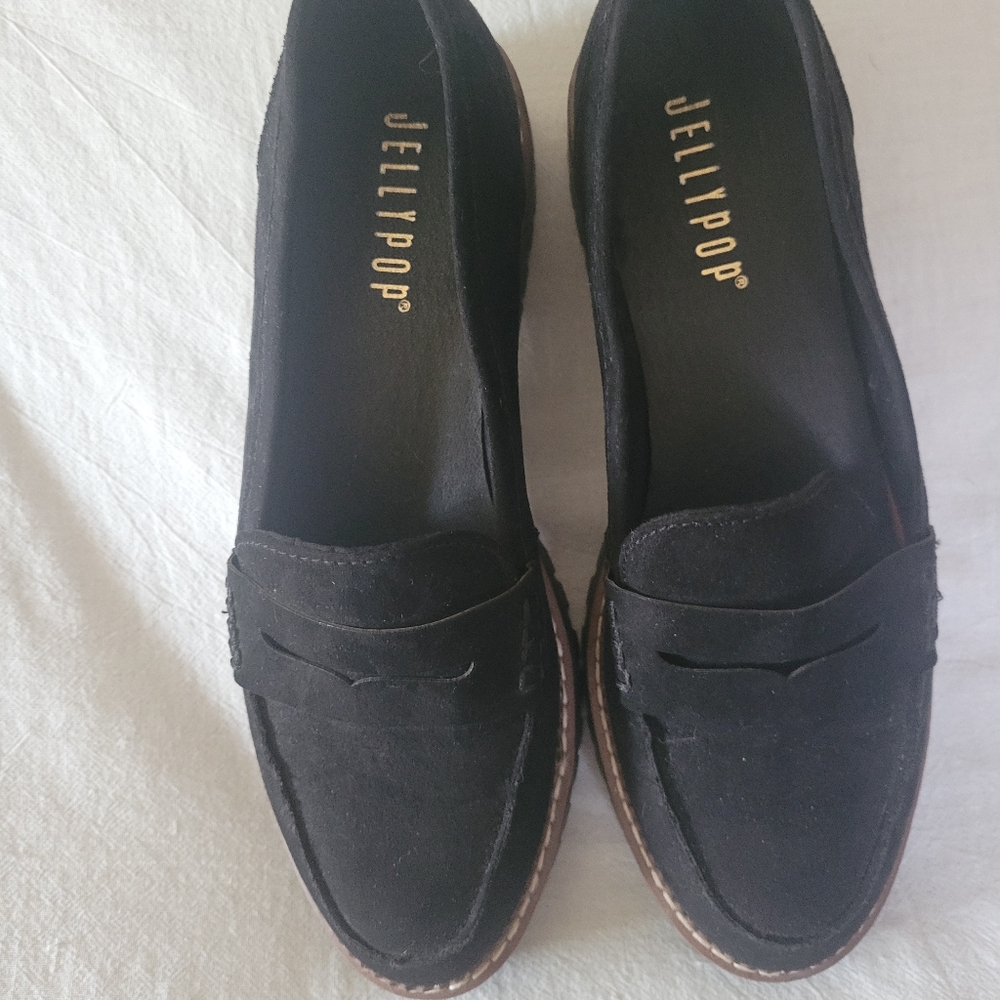 Jellypop Black Loafers